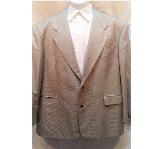 Hugo Boss Silk Wool Sport Coat Houndstooth